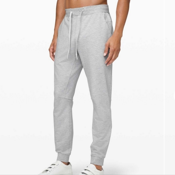 Lululemon City Sweat Jogger French Terry 27" Heathered Ultra Light Grey Medium - Picture 1 of 10